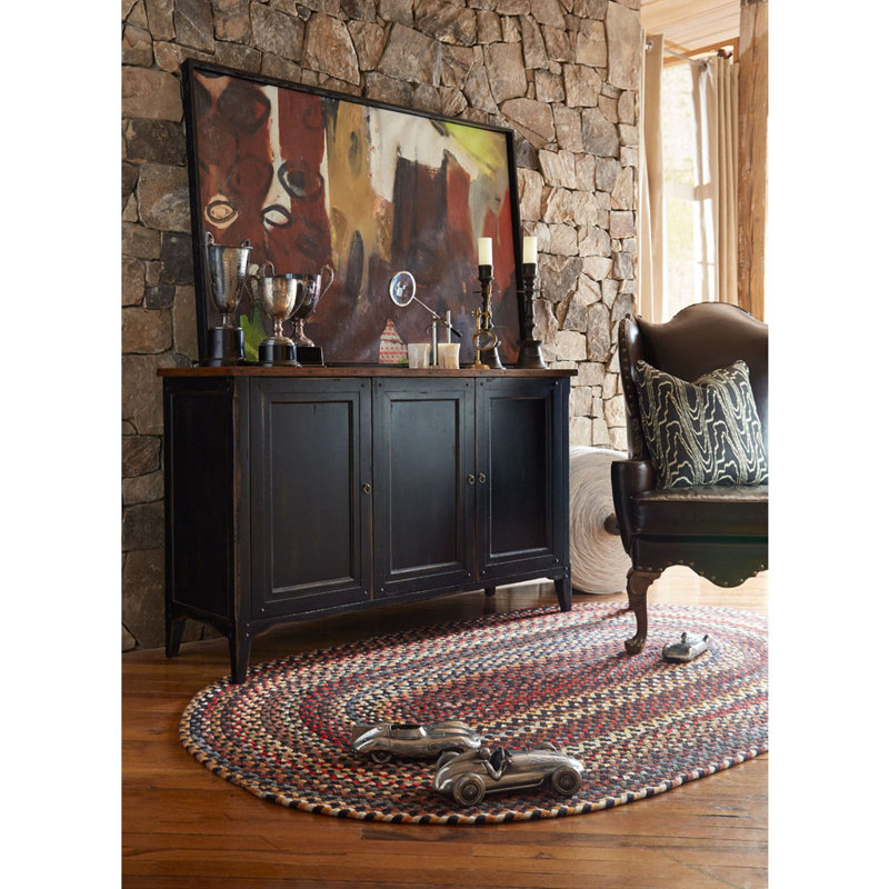 Burbank Wool Indoor Rug, Oval 7' x 9'