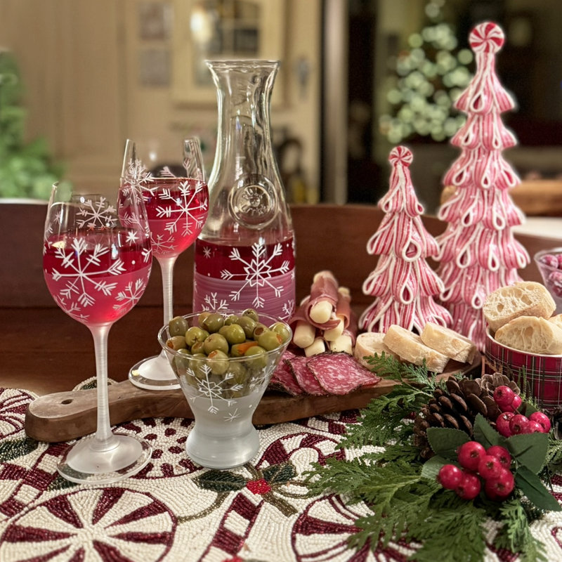 Verre à vin Winter Wonderland Snowflake S / 2