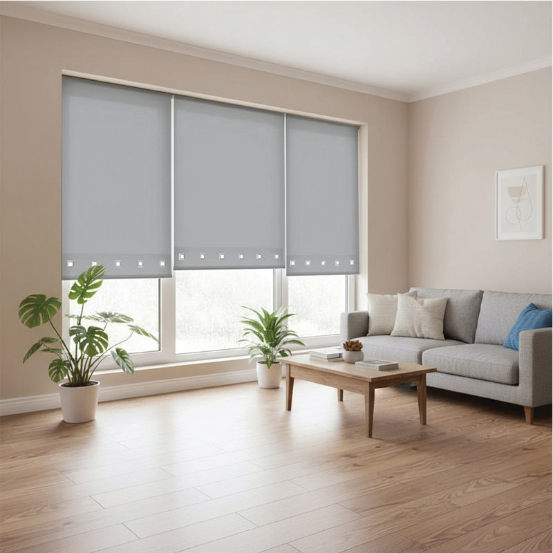 Semi Sheer, Light Grey, 210 cm L x 240 cm W
