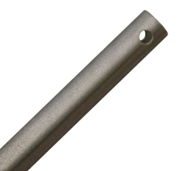Anarkali Ceiling Fan Downrod in Aged Steel, 18'' H x 0.5'' W x 0.5'' D, Aged Steel