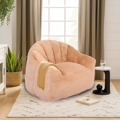 Fauteuil à billes moderne avec méridienne ergonomique et rembourrage confortable pour la chambre à coucher ou le salon