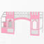 Twin Size Loft Bed With Storage Staircase And Windows, Perfect For Space-Saving And Playful Design