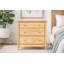 Fitz 25.25'' W Solid Wood Nightstand-1685496809