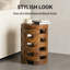 Table de bout cylindrique en bois massif