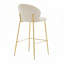 Tabouret de bar rembourré en métal-1052440538