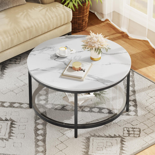 Round White Coffee Tables You'll Love - Wayfair Canada