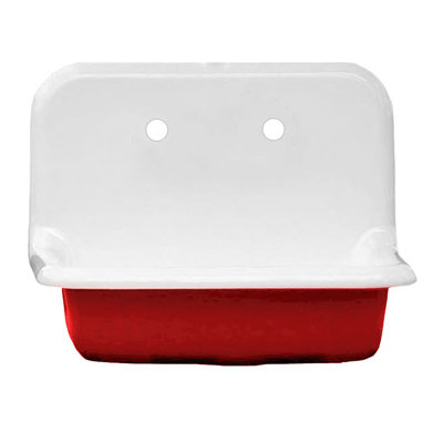 20.25'' L Single Bowl Cast Iron Kitchen Sink