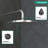 Raindance Downpour Air Rain Shower Head-1601902