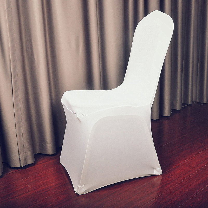 Polyester Chair Covers, White