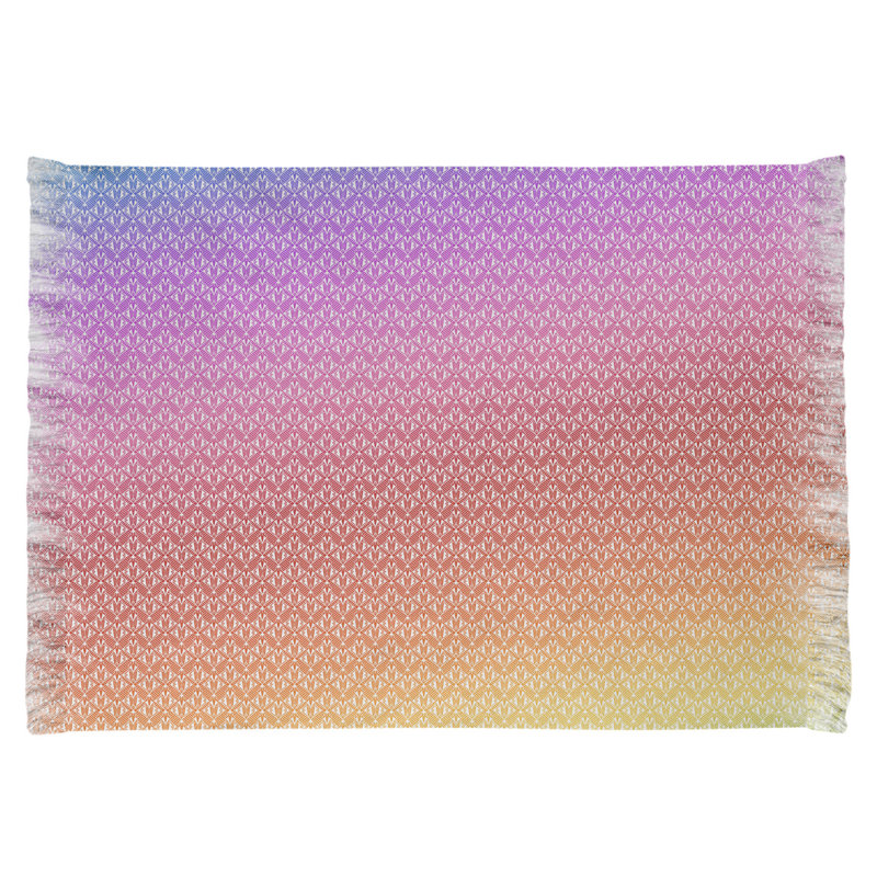 Tapis rose/rouge/vert autre art déco Mcguigan, Non