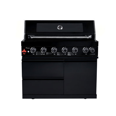 43-inch Black Six Burners Propane Gas Grill