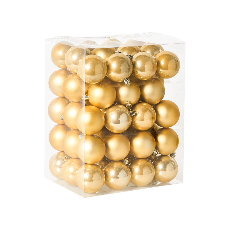 7cm Solid Colour Plastic / Acrylic Bauble