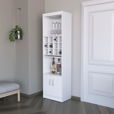 Bar avec rangement pour bouteilles de vin