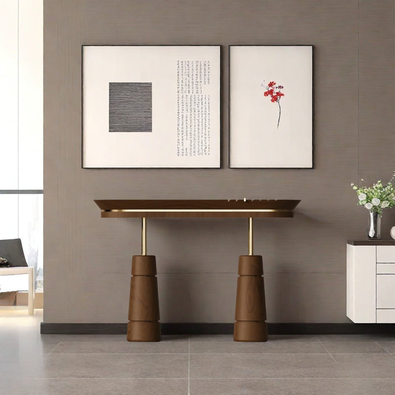 Console de luxe rétro haut de gamme, H 31,5 po x l 39,37 po x P 13,78 po