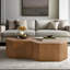 Table d'appoint contemporaine hexagonale contemporaine
