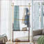 Coat Racks, Modern Double-Layer with Storage, 68.9 Inches, Golden Steel &amp; Walnut Wood | Gold,Walnut | Metal,Solid Wood