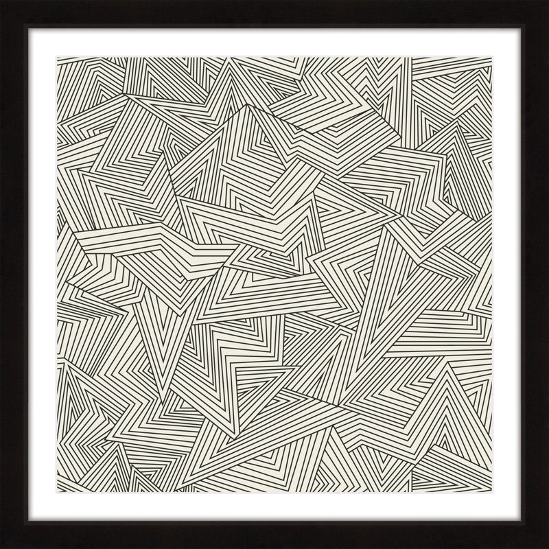 «Paths To Nowhere» de Bramford, cadre photo, impression sur papier, H 32 po x l 32 po x P 1,5 po, Cadre noir