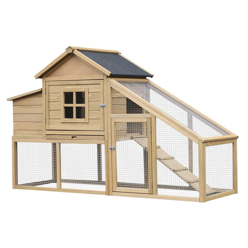 Nesthut 69" Wooden Chicken Coop
