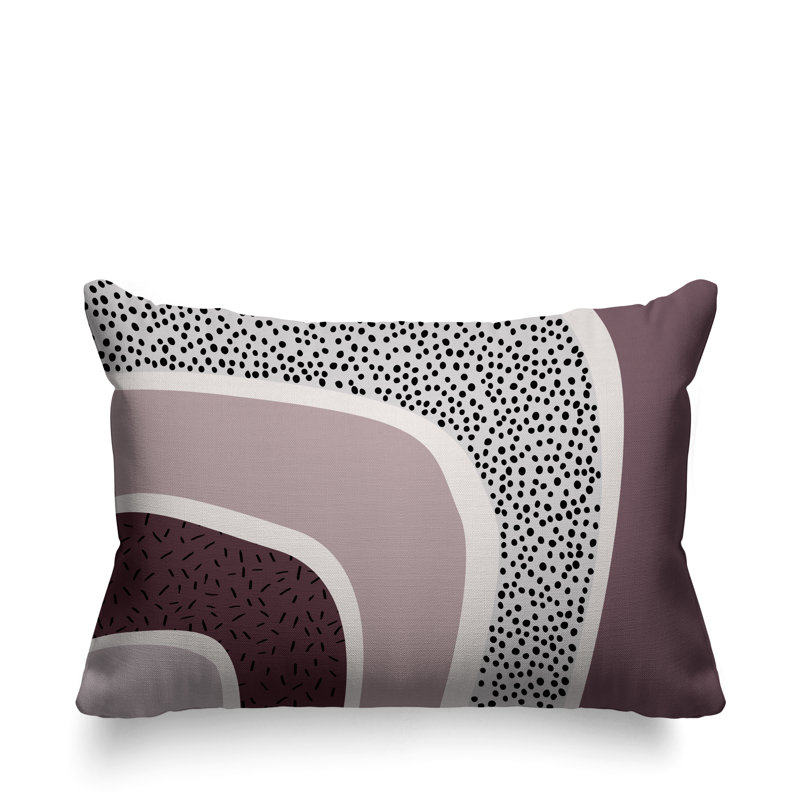 Coussin décoratif intérieur / extérieur Minho, Mauve