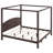 Heida Pine Solid Wood Canopy Bed-2120146306