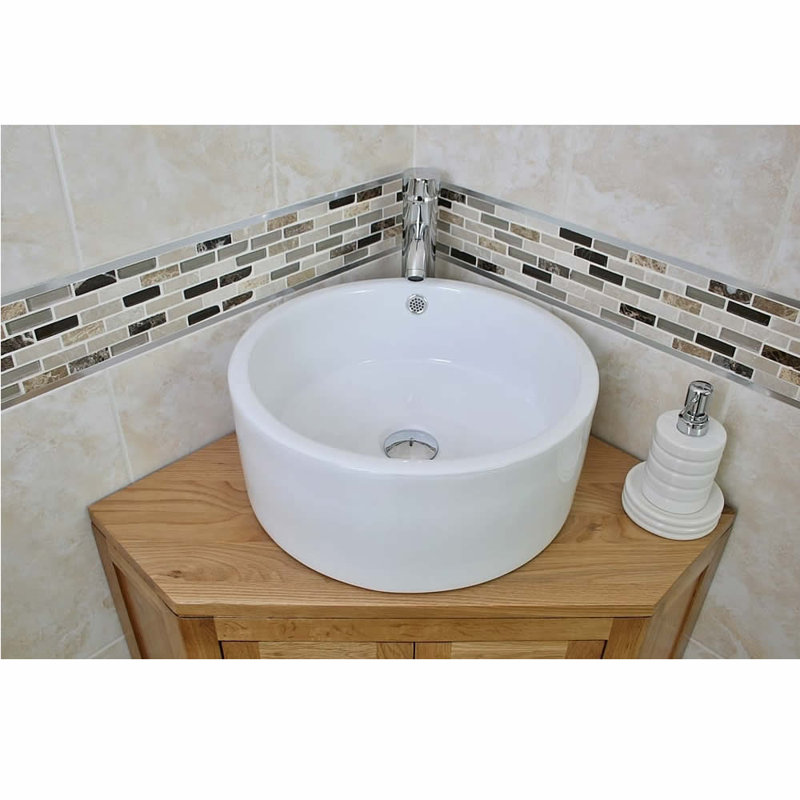 Elliot 550mm Single Bathroom Vanity with Vessel Ceramic Basin