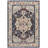 Rectangle Demeko Oriental Machine Woven Polyester/Polypropylene Area Rug in Black-844543826