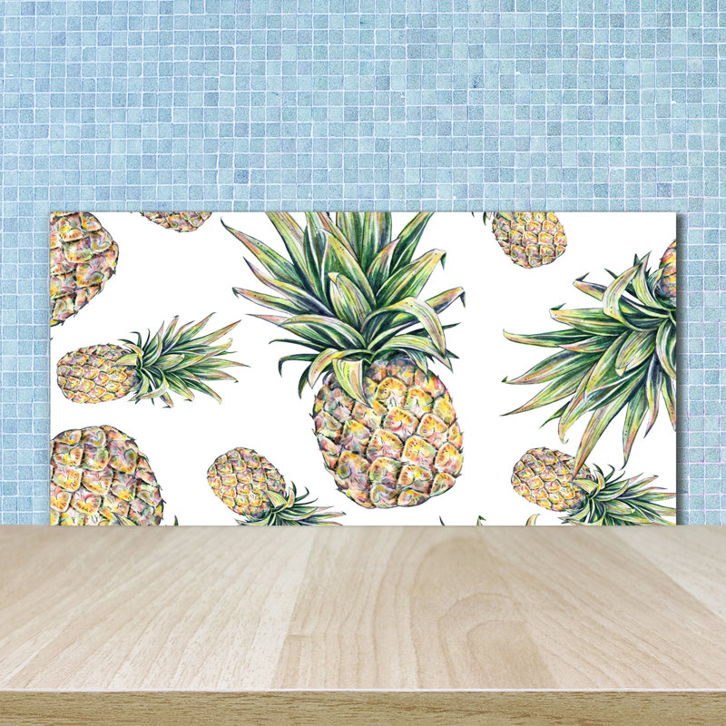 50cm W x 100cm L Glass Peel and Stick Panel