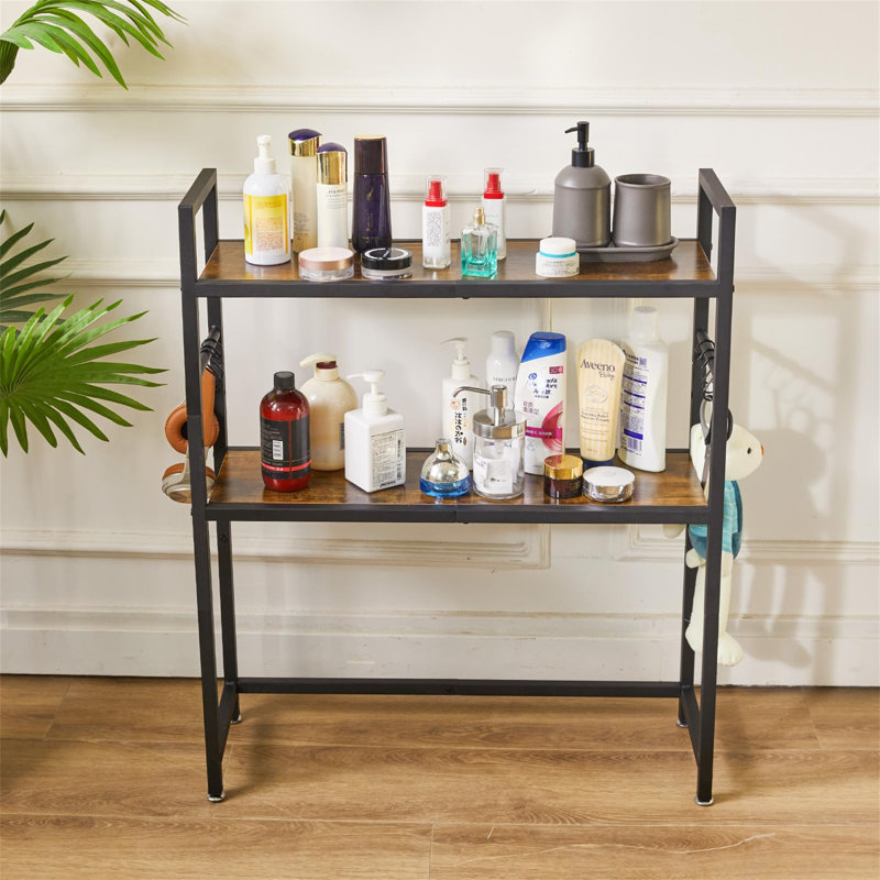 Office Desktop Rack Storage Rack Computer Storage Rack Adjustable Desk Bookshelf Display Rack