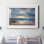 «Aqua Blue Morning» par J Paul - reproduction de photo sur papier encadrée