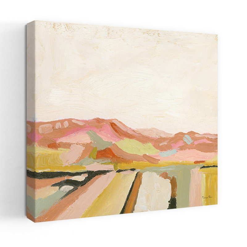 Art contemporain, paysage contemporain abstrait, art naturel, H 32 po x l 32 po
