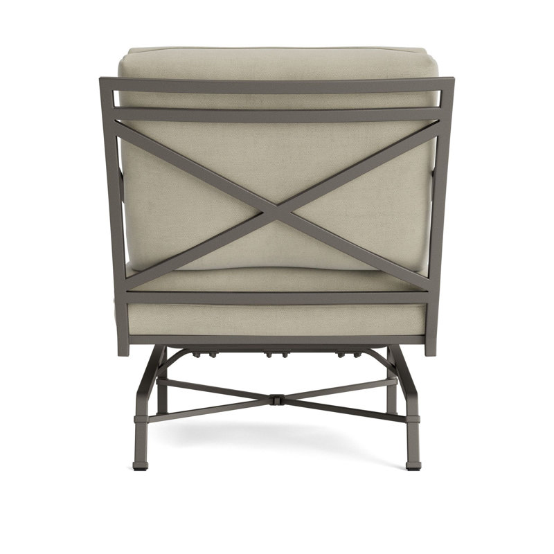 Venetian Outdoor Lounge Chair, Fusion Clay, Mica