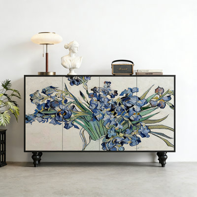 Art French style decor sideboard cabinet