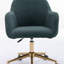 Chaise de bureau en tissu Teddy, hauteur réglable, pivotant à 360 °-1866067802