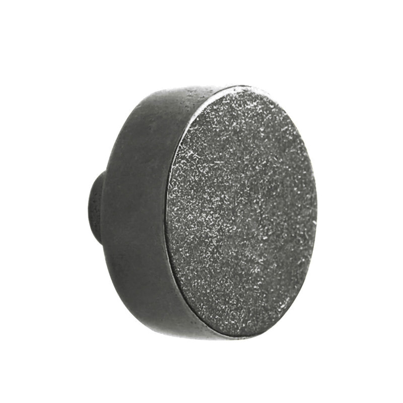 Luna Bronze Round Knob, White Bronze Dark
