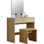 Buckland Dressing Table with Mirror-17283865