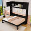 Lit escamotable en bois avec armoires supérieures, conception pliable-945610502-945610503