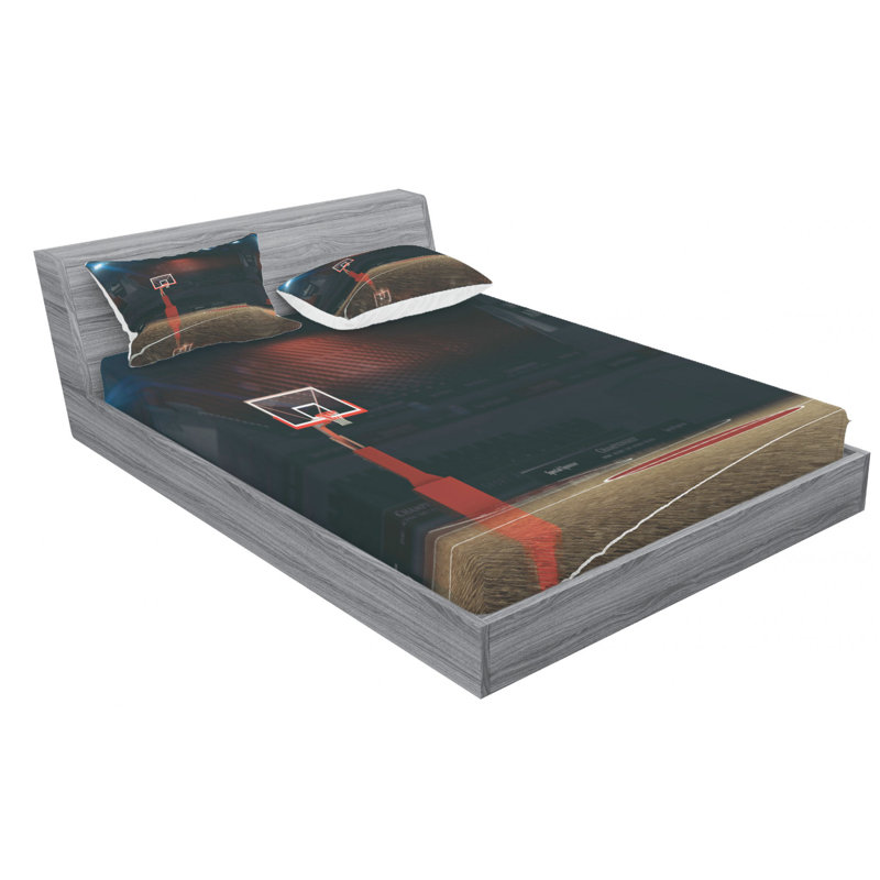 Microfiber Sheet Set, Queen Sheet Set with Fitted Sheet