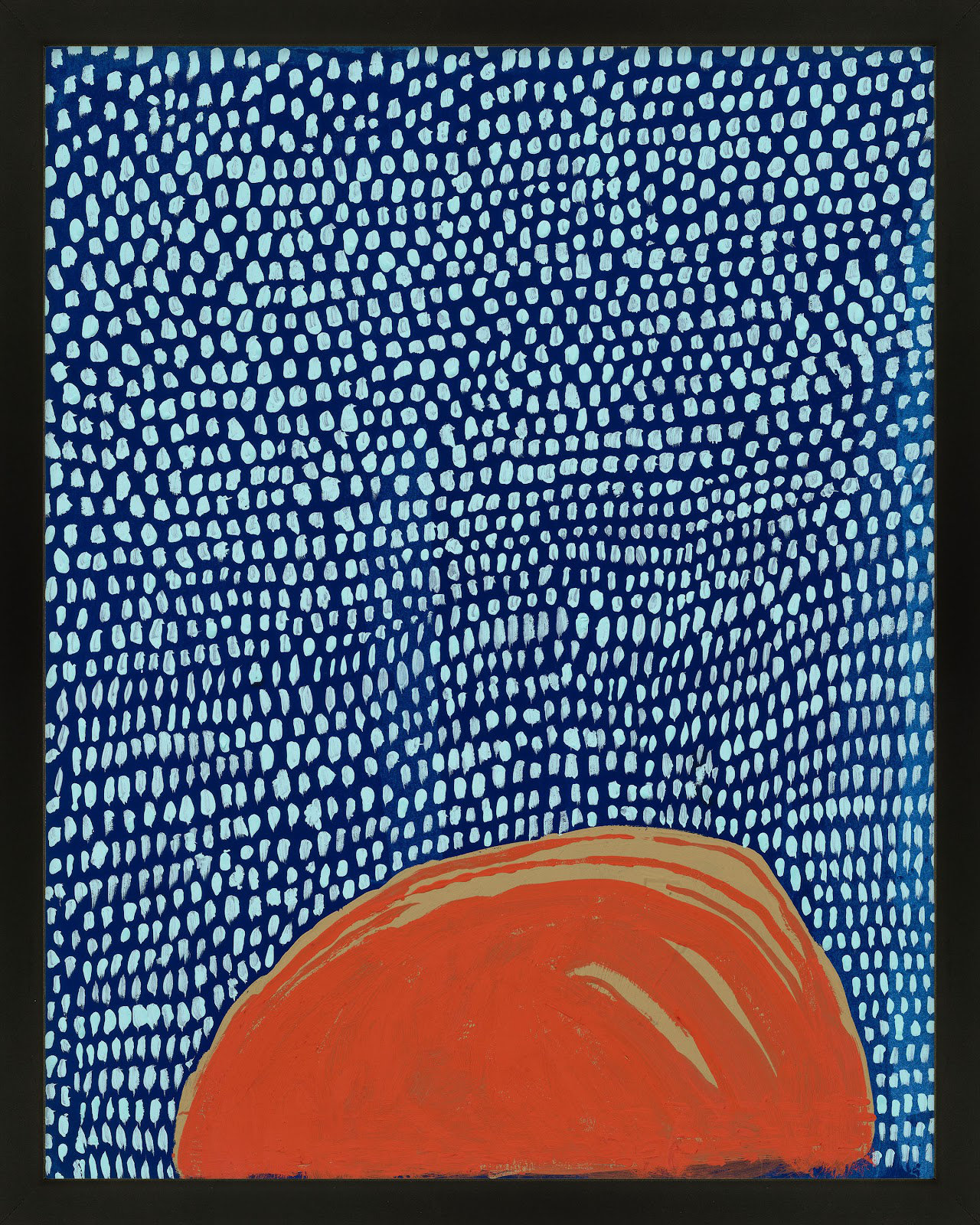 Bassel "Starscape 5" Print by Andrea Stokes, 20" H x 16" W, Black Wood
