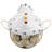 Chicken Decorative Object With Egg Storage Basket