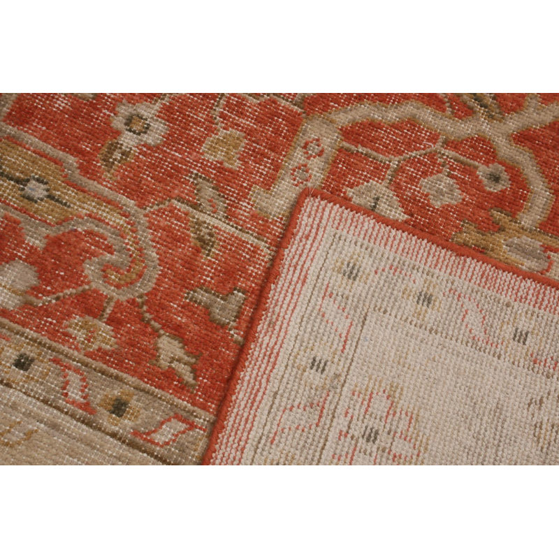 Distressed Homage Hand Knotted Wool Oriental Area Rug, Rectangle 8' x 10'