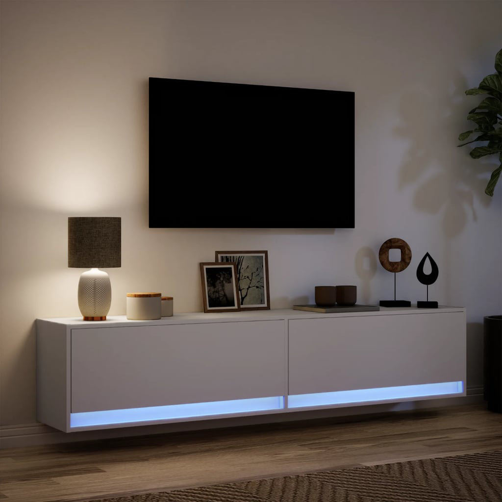 Vidaxl TV Wall Cabinet with LED 180 x 31 x 38cm