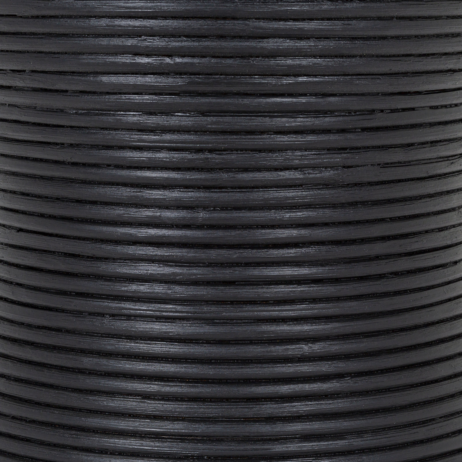 Holcomb 16" Rattan End Table, Black
