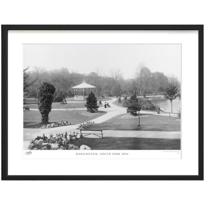 Darlington, South Park 1896 by Francis Frith - Single Picture Frame Print