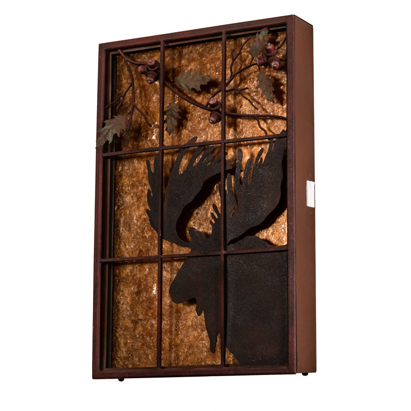 Moose Backlit Window Panel