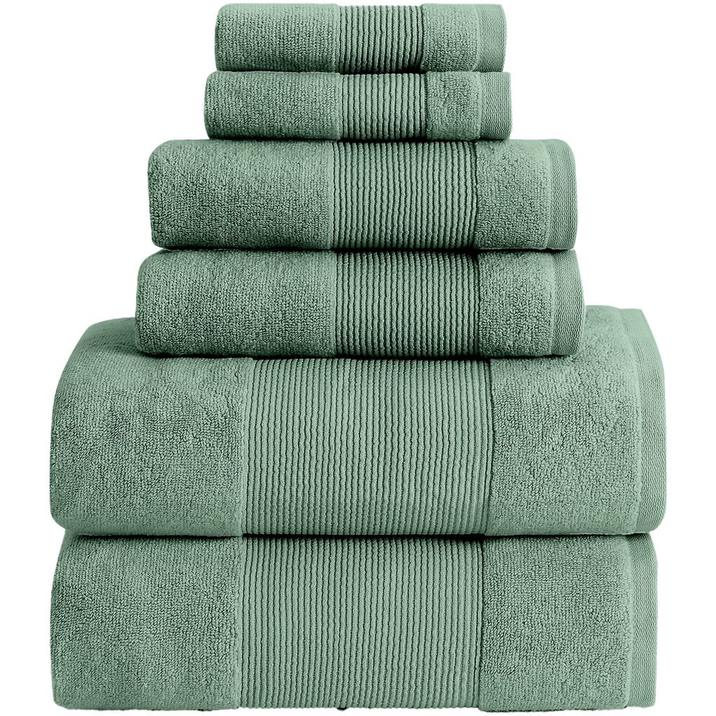 Modern Threads - Air Cloud 6-Piece 100% Zero-Twist Cotton Towel Set - Bath Towels, Hand Towels, & Washcloths - Super Absorbent & Quick Dry - 500 GSM - Soft & Plush & Reviews | Joss & Main
