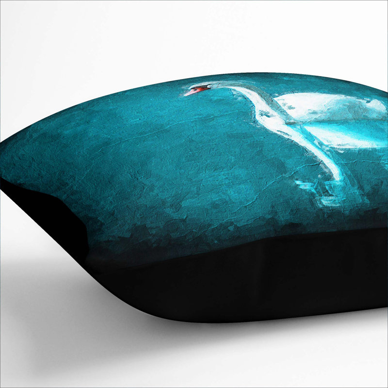Square Cushion, 55cm H x 55cm W x 20cm D, Black