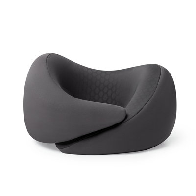 Memory Foam Cooling Travel Pillow, Black