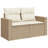 Vidaxl Garden Sofa Set Beige