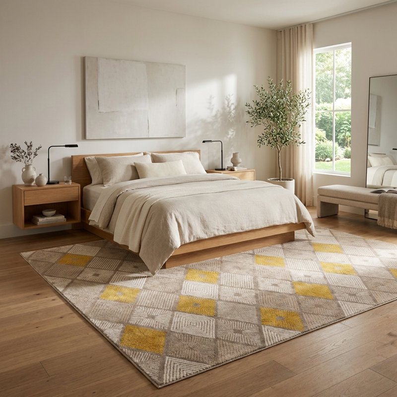 Konya Botkins Rug, Square 7'10"