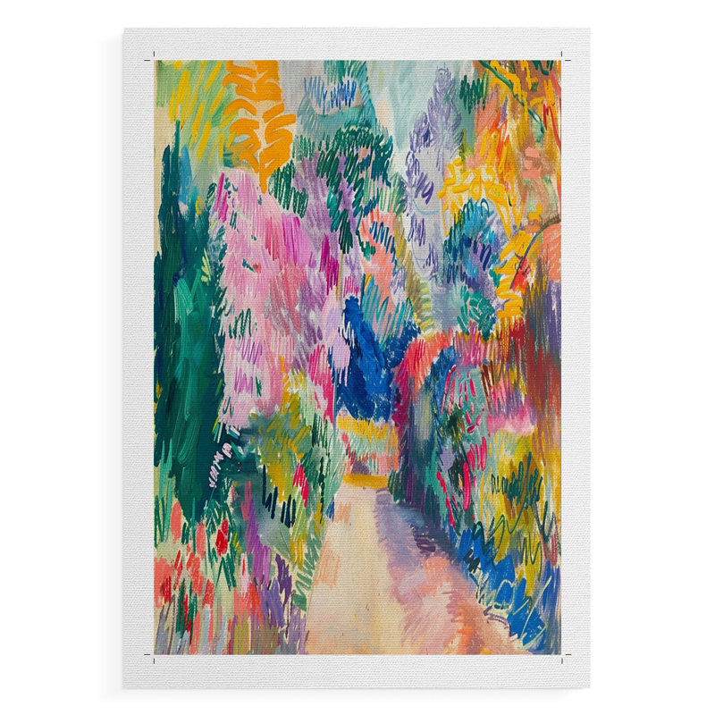 Matisse XLII, reproduction encadrée - reproduction de toile seulement - NON encadrée, H 18 po x l 12 po